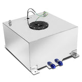 10 Gallon Aluminum Fuel Cell Gas Tank with Level Sender - Polished