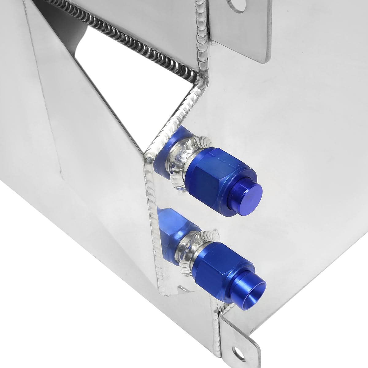15.5 Gallon Aluminum Fuel Cell Gas Tank with Level Sender - Polished