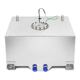 15 Gallon Aluminum Fuel Cell Gas Tank with Level Sender - Polished