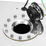 15 Gallon Aluminum Fuel Cell Gas Tank with Level Sender - Polished