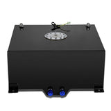15 Gallon Aluminum Fuel Cell Gas Tank with Level Sender - Polished