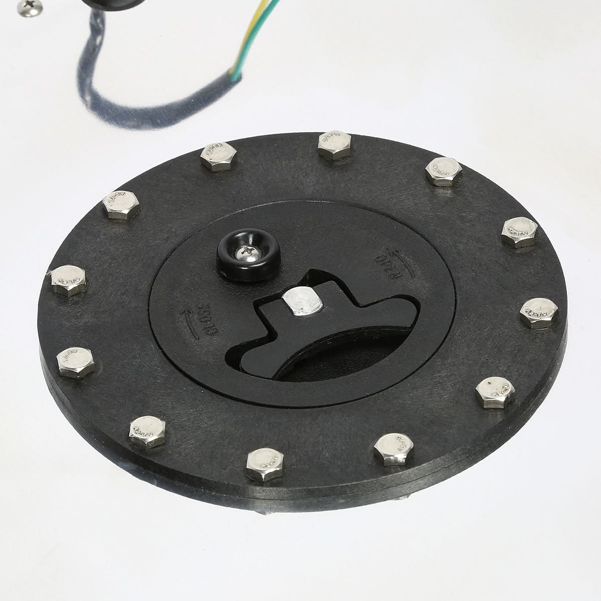 20 Gallon Aluminum Fuel Cell Gas Tank with Level Sender - Polished