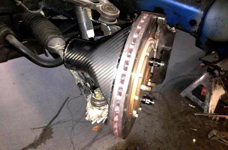 Carbon Fiber Honda S2000 AP2 Brake Rotor Cooling Kit 2004-2009