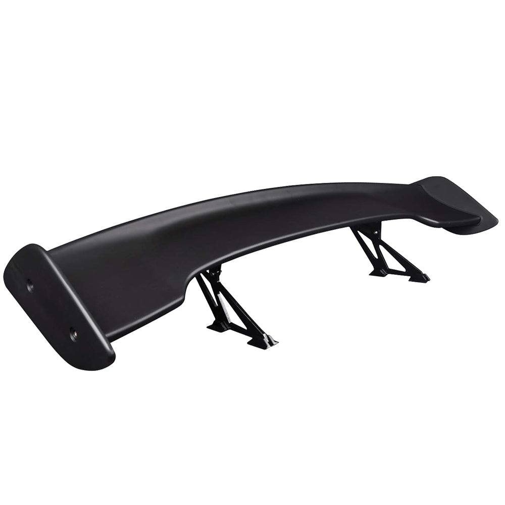 Benz 57 Inch GT Type Adjustable Unpainted Black Trunk Spoiler ABS