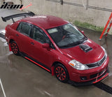 Universal GT Style Black JDM Adjustable Rear Trunk Spoiler Wing ABS