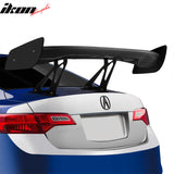 Universal GT Style Black JDM Adjustable Rear Trunk Spoiler Wing ABS