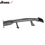 Universal JDM GT Style Carbon Fiber Print Trunk Spoiler Wing Lip ABS