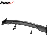 Universal JDM GT Style Carbon Fiber Print Trunk Spoiler Wing Lip ABS