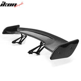Universal JDM GT Style Carbon Fiber Print Trunk Spoiler Wing Lip ABS
