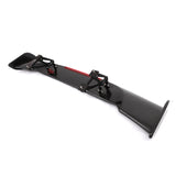 Universal JDM GT Style Carbon Fiber Print Trunk Spoiler ABS w/ Light