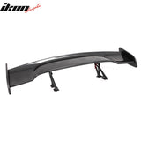 Universal JDM GT Style Carbon Fiber Print Trunk Spoiler ABS w/ Light