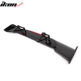 Universal JDM GT Style Carbon Fiber Print Trunk Spoiler ABS w/ Light
