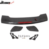 Universal JDM GT Style Carbon Fiber Print Trunk Spoiler ABS w/ Light