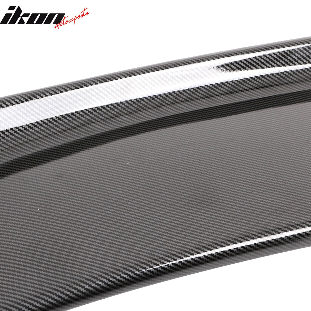 Universal JDM GT Style Carbon Fiber Print Trunk Spoiler ABS w/ Light