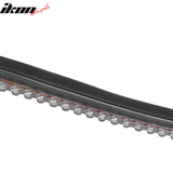 Universal M3 Style Unpainted Rear Trunk Lip W/ Tail LED Brake Light PU
