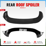 2023-2026 Alfa Romeo Tonale V Style Rear Roof Spoiler Deflector Gloss Black ABS