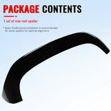 2023-2026 Alfa Romeo Tonale V Style Rear Roof Spoiler Deflector Gloss Black ABS
