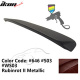 2001-2006 BMW E46 3 Series Coupe Rear Roof Spoiler Wing Painted ABS