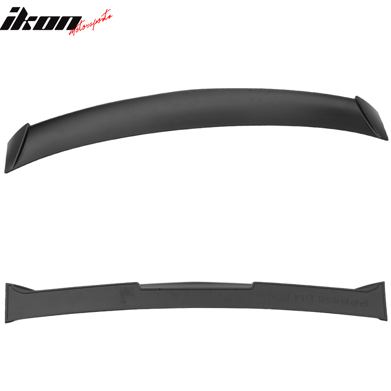 2012-2018 BMW F30 3-Series IKON Style Unpainted Roof Spoiler Wing ABS