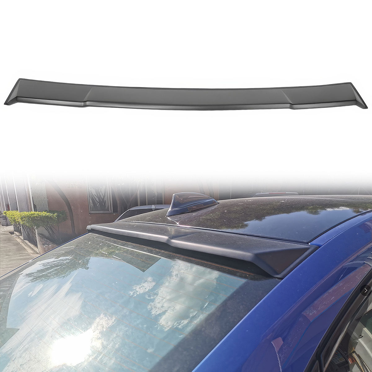 2019-2026 BMW 3 Series G20 Ikon Style Matte Black Roof Spoiler Wing PP