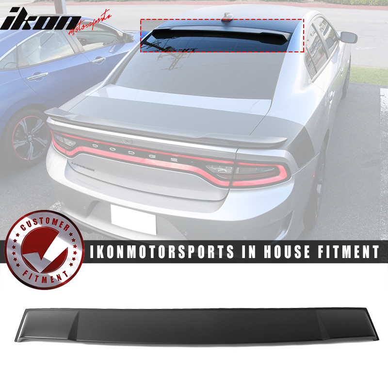2011-2023 Dodge Charger Ikon Style Rear Window Roof Spoiler Wing PP