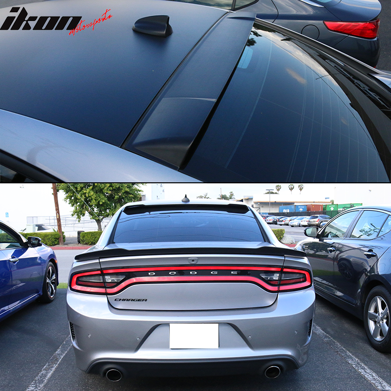 2011-2023 Dodge Charger Ikon Style Rear Window Roof Spoiler Wing PP