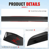 2011-2023 Dodge Charger Gloss Black Roof Spoiler Rear Window Wing Lip ABS