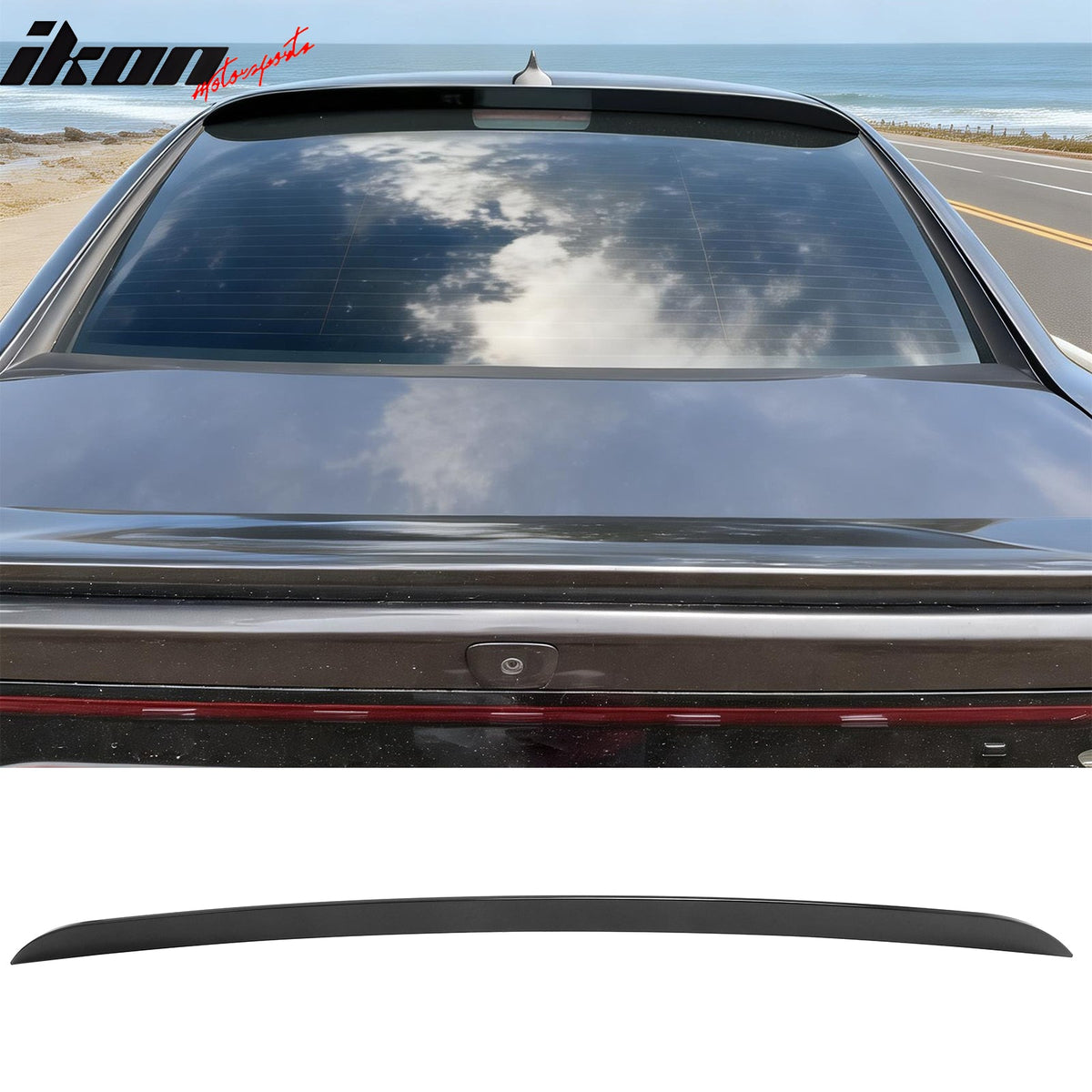 2011-2023 Dodge Charger Gloss Black Roof Spoiler Rear Window Wing Lip ABS
