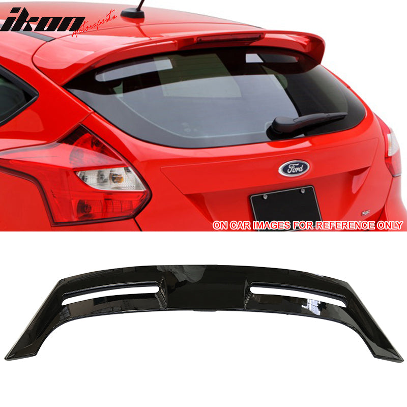 2012-2018 Focus Hatchback Painted ABS Rear Roof Spoiler Wing