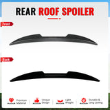 2013-2018 Ford Focus ST Rear Roof Window Spoiler Wing Exterior Auto Parts V Style Painted Carbon Fiber Print ABS Plastic