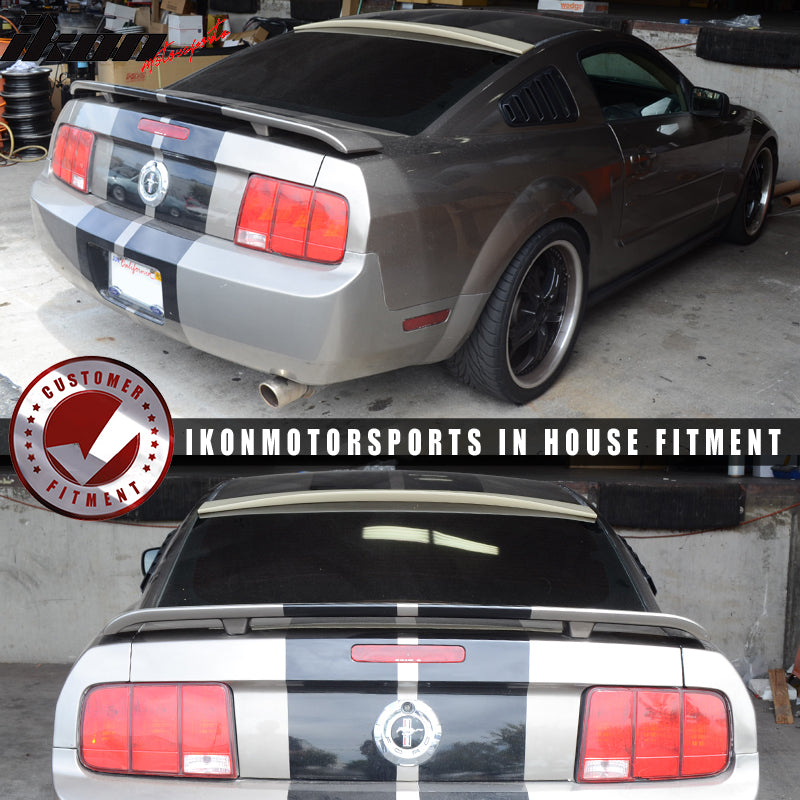 2005-2014 Ford Mustang DS Style Rear Roof Spoiler Wing ABS