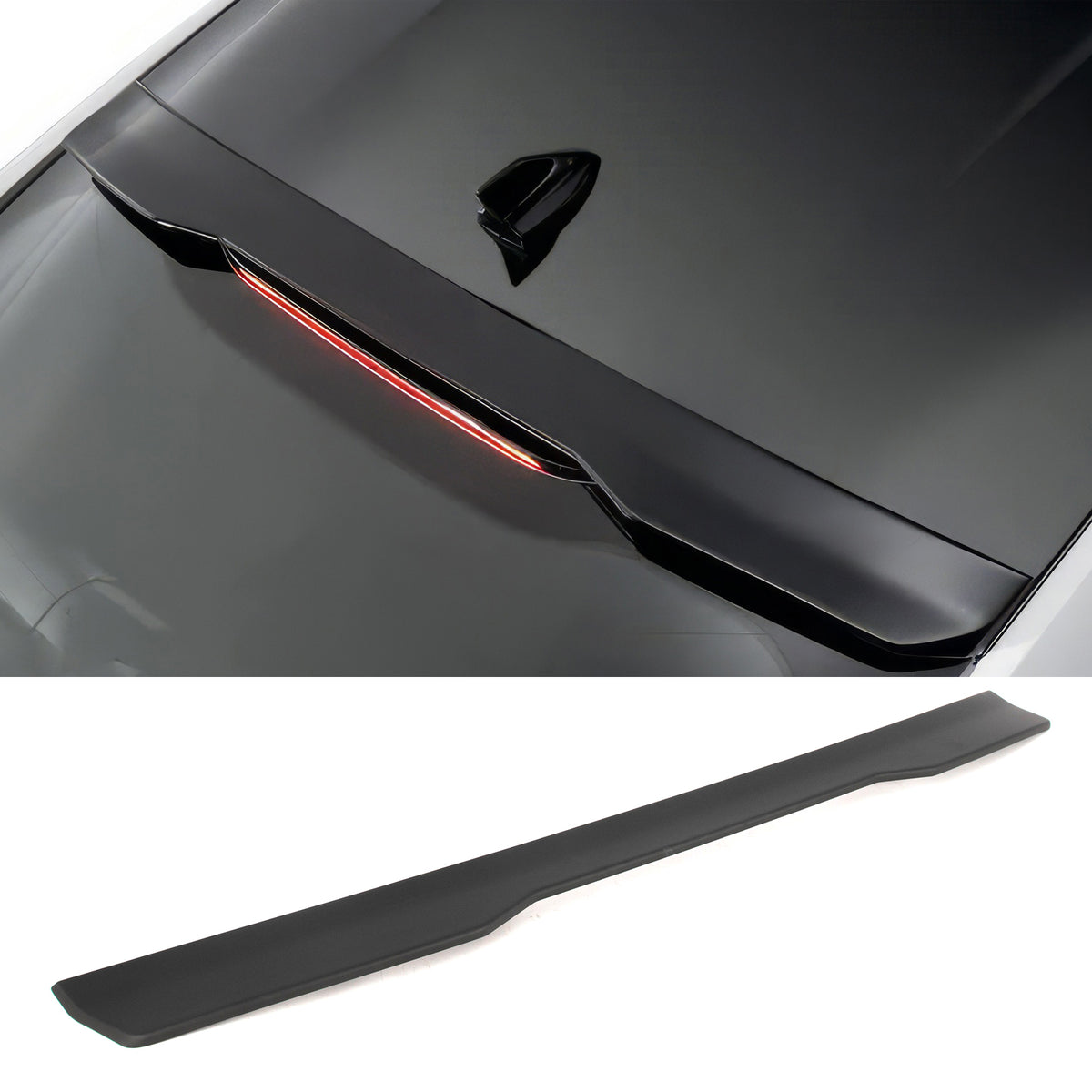 2024-2026 Ford Mustang S650 Coupe OE Style Roof Spoiler Gloss Black