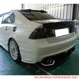 2006-2015 Honda Civic Sedan V Style Carbon Fiber Look ABS Roof Spoiler