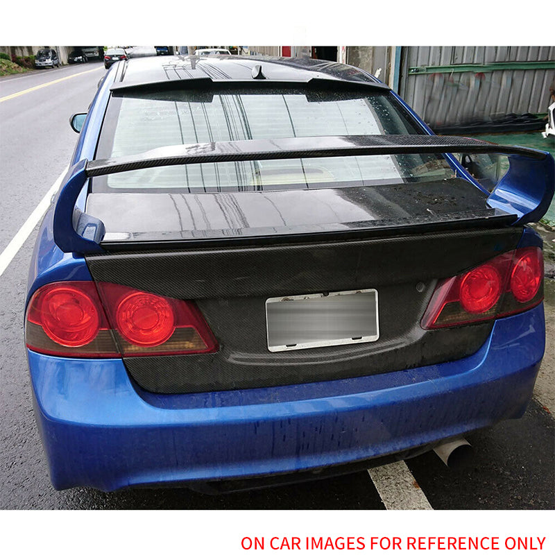 2006-2015 Honda Civic Sedan V Style Gloss Black ABS Rear Roof Spoiler