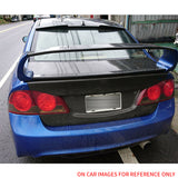 2006-2015 Honda Civic Sedan V Style Gloss Black ABS Rear Roof Spoiler