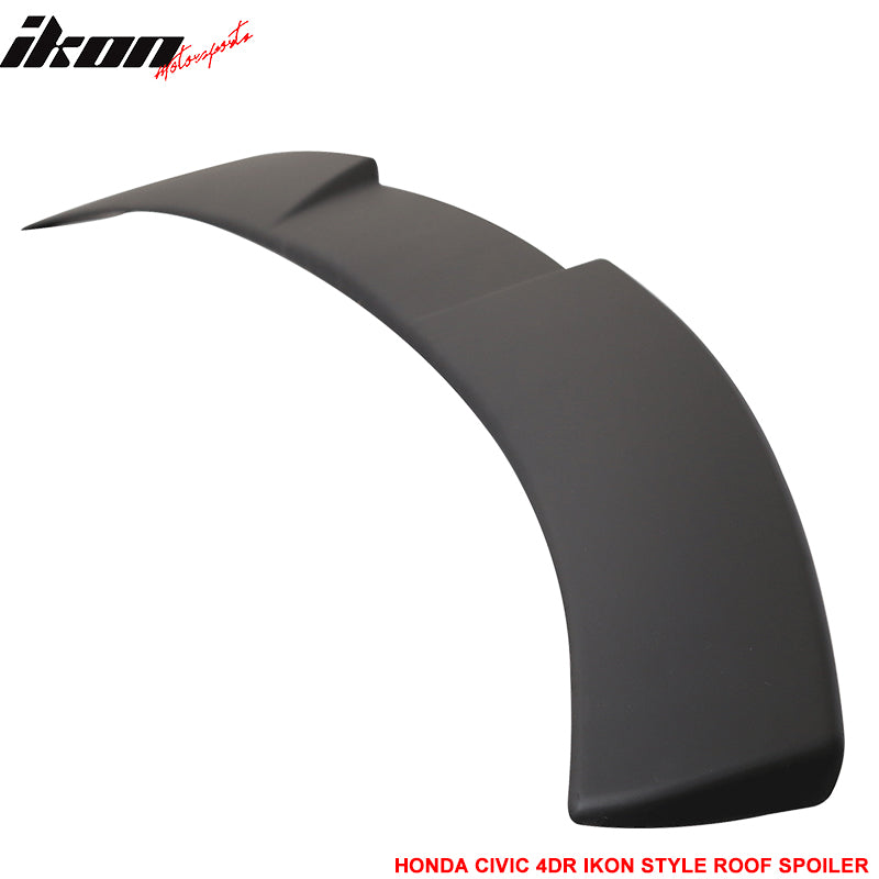 Fits 16-21 Honda Civic Sedan IKON UnRoof + Trunk Spoiler - ABS