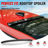 2022-2026 Honda Civic FL Type R Hatchback V Style Roof Spoiler Carbon Fiber Print ABS