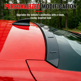 2022-2026 Honda Civic FL Type R Hatchback V Style Roof Spoiler Carbon Fiber Print ABS