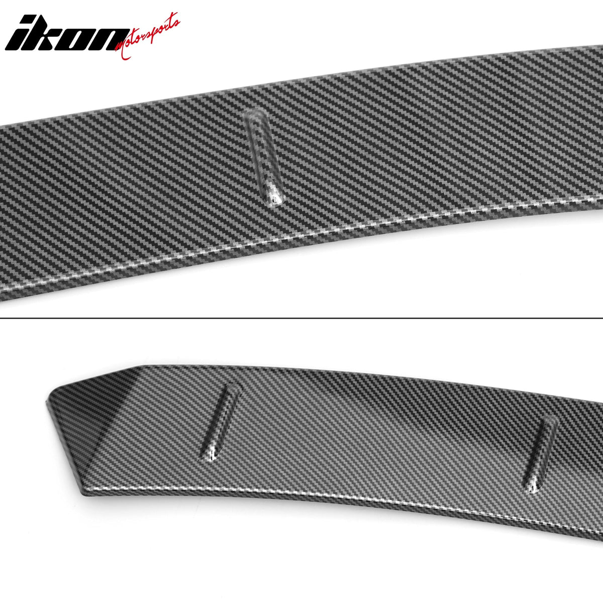 2022-2026 Honda Civic FL Type R Hatchback V Style Roof Spoiler Carbon Fiber Print ABS