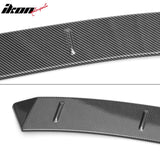 2022-2026 Honda Civic FL Type R Hatchback V Style Roof Spoiler Carbon Fiber Print ABS
