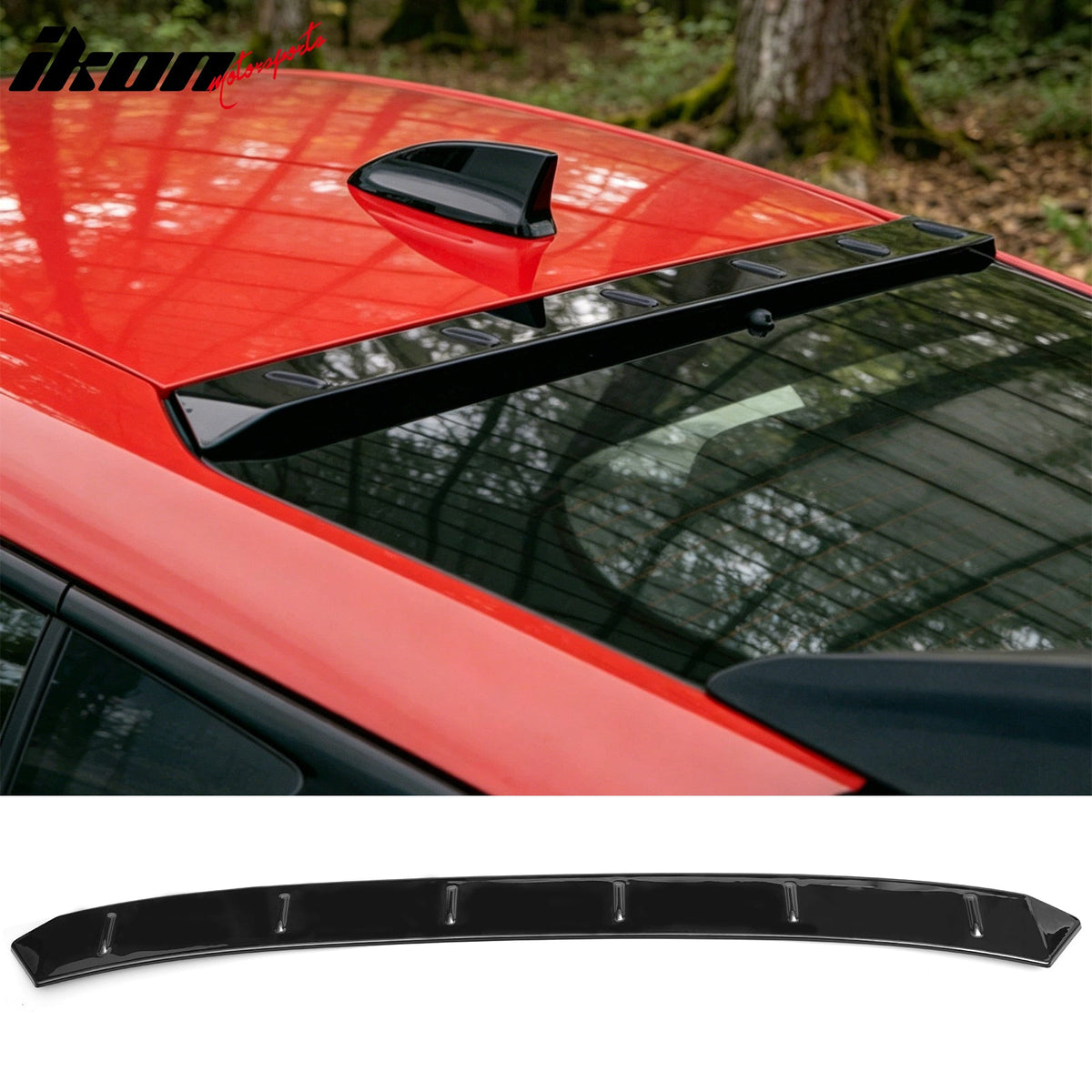 2022-2026 Honda Civic FL Type R Hatchback V Style Roof Spoiler Gloss Black ABS