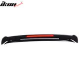 1996-2000 Honda Civic Type R Black Roof Spoiler w/ 3rd LED Brake ABS