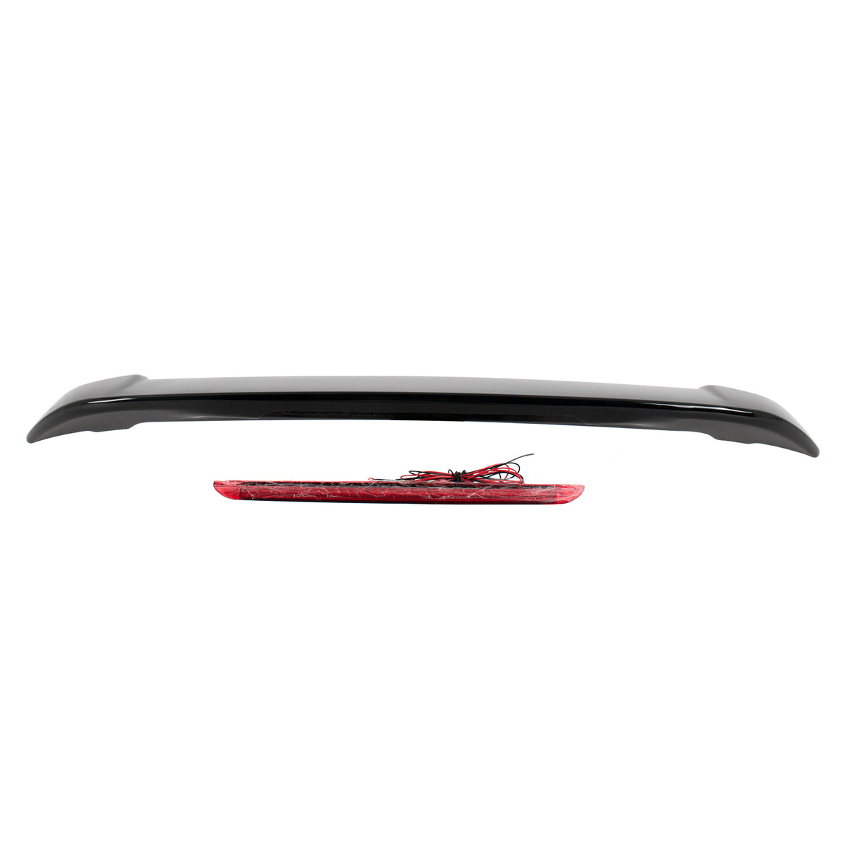 2006-2008 Honda Fit Gloss Black ABS Rear Roof Spoiler Lip Wing w/ LED