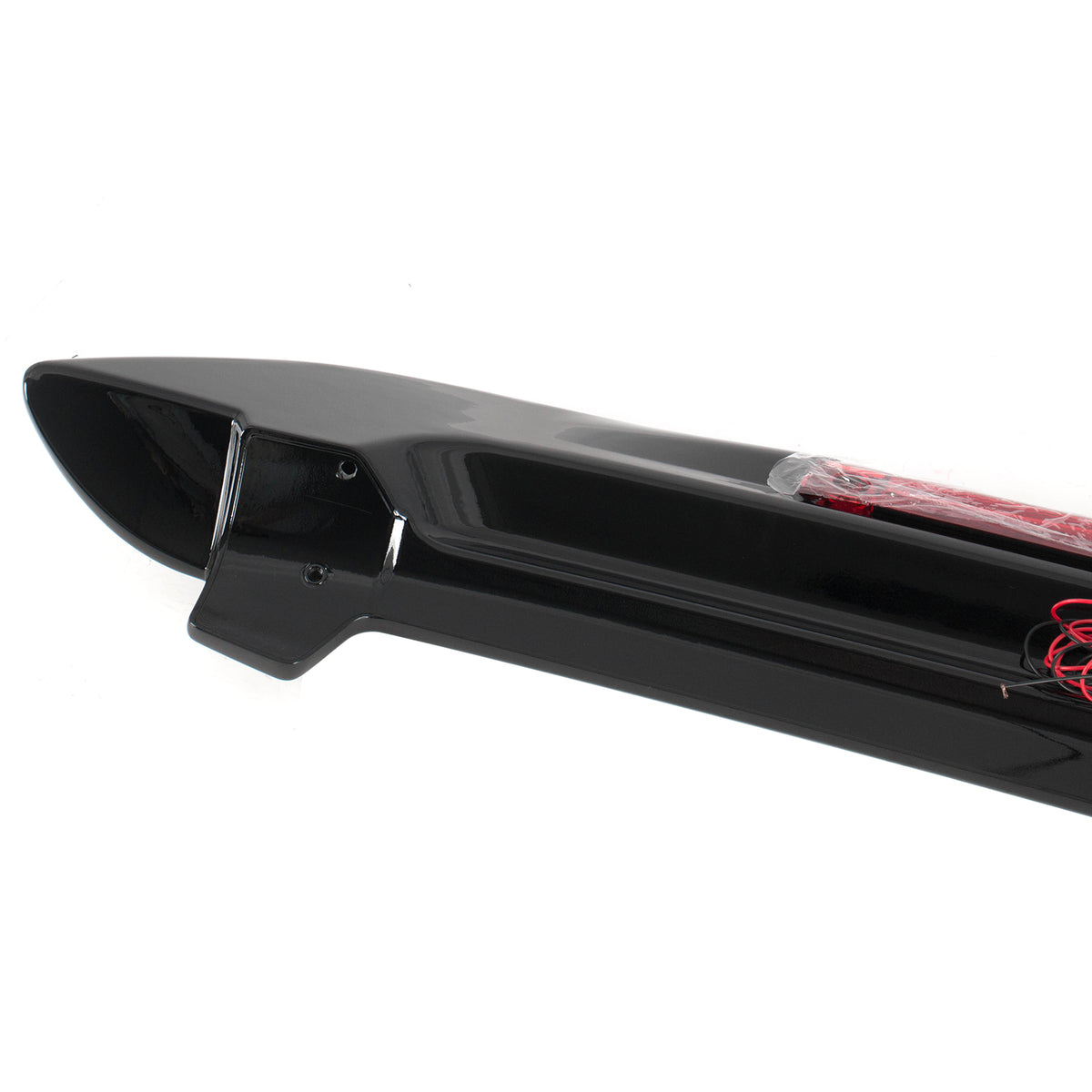 2006-2008 Honda Fit Gloss Black ABS Rear Roof Spoiler Lip Wing w/ LED