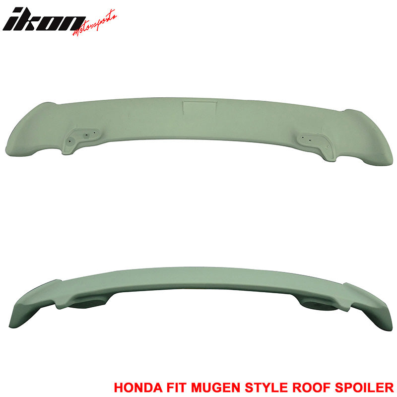 2009-2013 Honda Fit GE8 USDM Mugen Unpainted Roof Spoiler Wing ABS