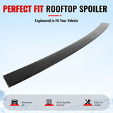 2012-2017 Hyundai Accent Sedan 4-Door Gloss Black Roof Spoiler ABS