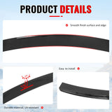 2012-2017 Hyundai Accent Sedan 4-Door Gloss Black Roof Spoiler ABS