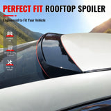 Roof Spoiler Rear Window Wing Lip for Infiniti Q50 2014-2024 Gloss Black ABS