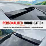 2006-2013 Lexus IS250/IS350 XE20 & 2008-2013 IS F Sedan 4-Door Rear Roof Top Window Spoiler Wing Added on OE Style Gloss Black ABS Plastic