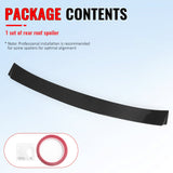 2006-2013 Lexus IS250/IS350 XE20 & 2008-2013 IS F Sedan 4-Door Rear Roof Top Window Spoiler Wing Added on OE Style Gloss Black ABS Plastic